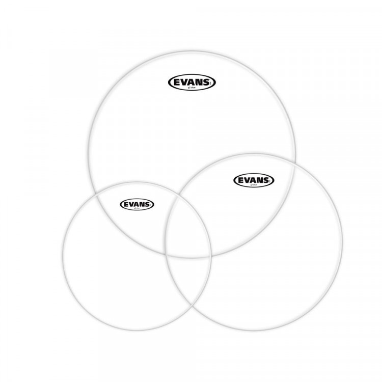 Комплект пластиков EVANS ETP-G2CLR-F 10"12"14" Genera G2 Clear