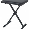 Стул для пианино BASIX KEYBOARD BENCH 900.533 черный, регулируемый
