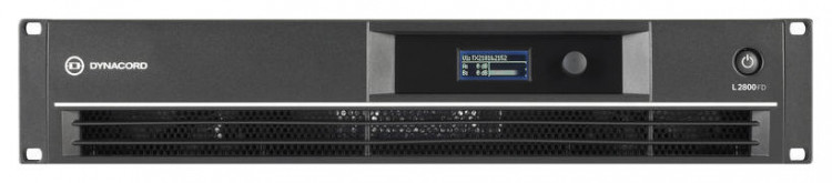 Dynacord L3600FD усилитель мощности, 2 канала, 950 Вт @ 8 ом, 1800 Вт @ 4 ом, 3200 Вт @ 2 ом, с DSP, класс H, SpeakOn