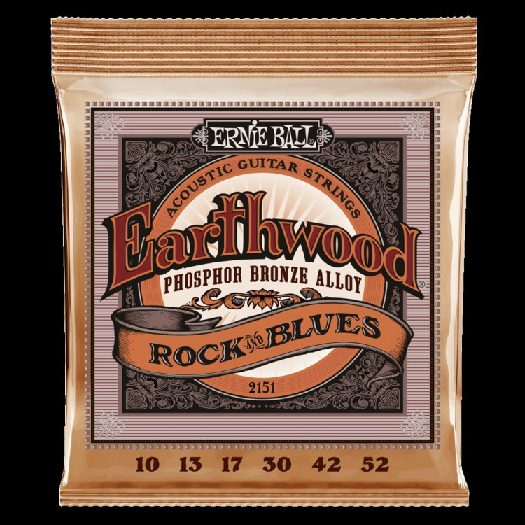 Комплект струн для акустической гитары Ernie Ball P02151, 10-52