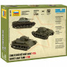 Советский легкий танк Т-70Б 1/100