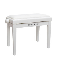 Банкетка ROCKDALE RHAPSODY 131 SV WHITE с регулировкой высоты