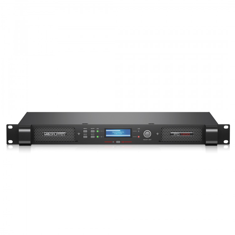 LAB.GRUPPEN IPD 1200 -  двухканальный, компактный усилитель мощности с DSP, 1200 Вт, 2 аналоговых вхо