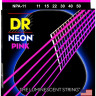 Струны для акустических гитар DR NPA-11-50 NEON PINK