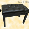 Банкетка для пианино Brahner BP-725RL BK натуральная кожа