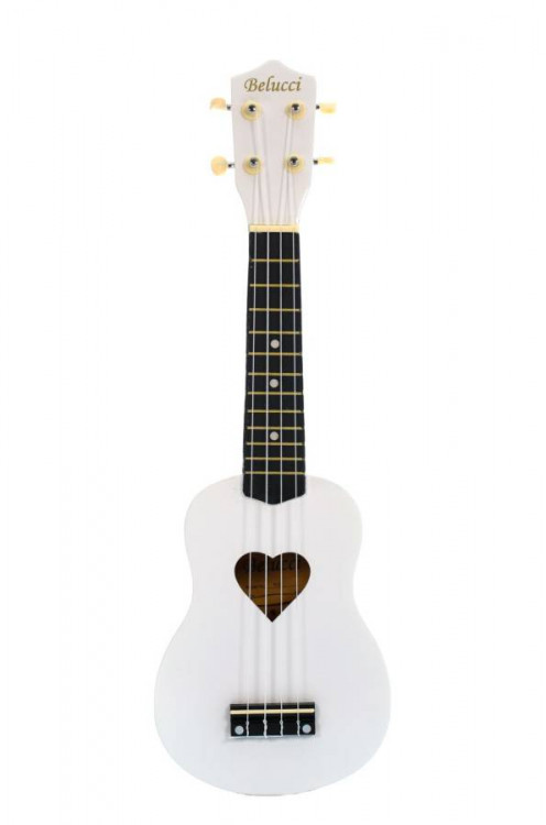 Belucci B-21 Heart WH укулеле-сопрано