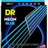 Струны для акустических гитар DR NBA-11-50 NEON Blue