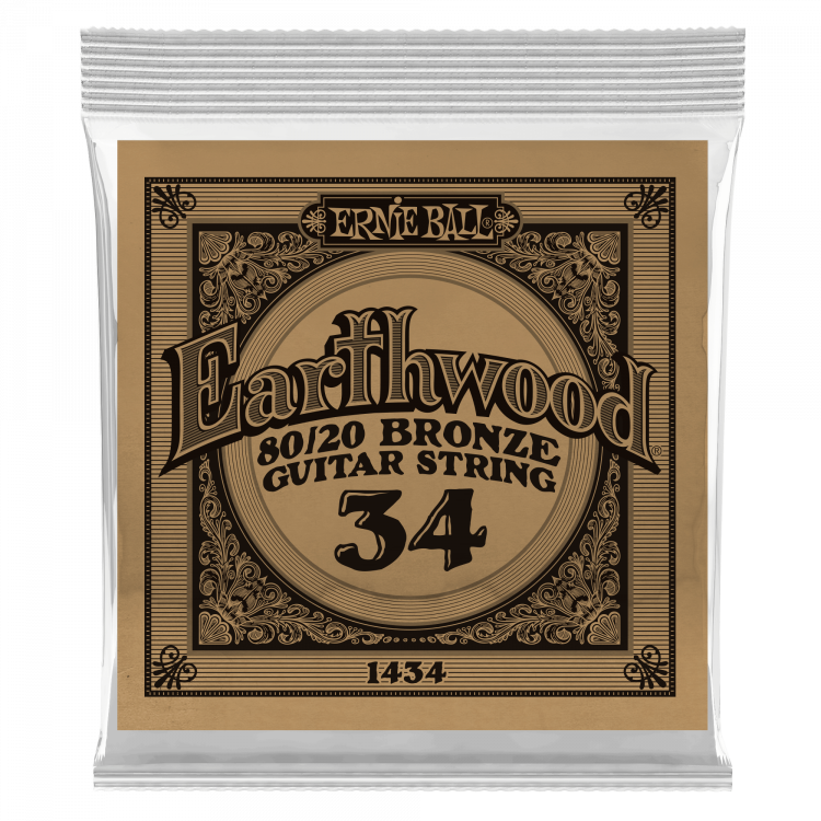 Одиночная струна для акустической гитары Ernie Ball P01434