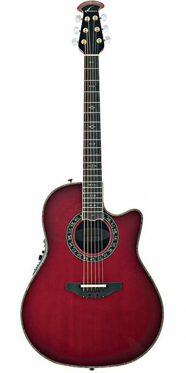 OVATION C2079AX-CCB Custom Legend Deep Contour Cutaway Cherry Cherry Burst электроакустическая гитара