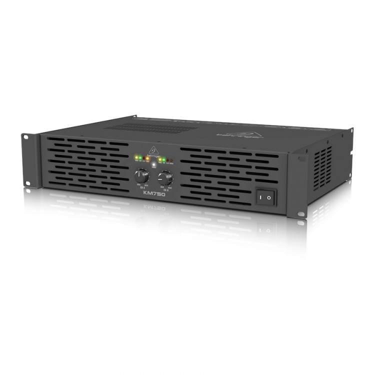 BEHRINGER KM750 усилитель мощности 2х200 Вт /8 Ом, 2х400 Вт /4 Ом, 750 Вт /8 Ом (мост)