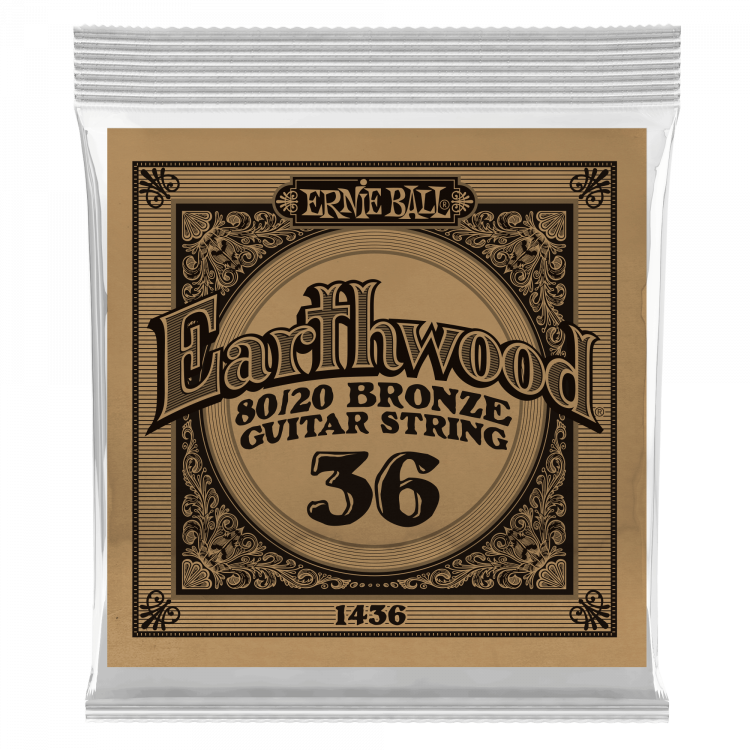 Одиночная струна для акустической гитары Ernie Ball P01436
