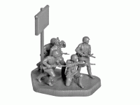 Сборные солдатики ZVEZDA Немецкая элитная пехота 1941-1943, 1/72