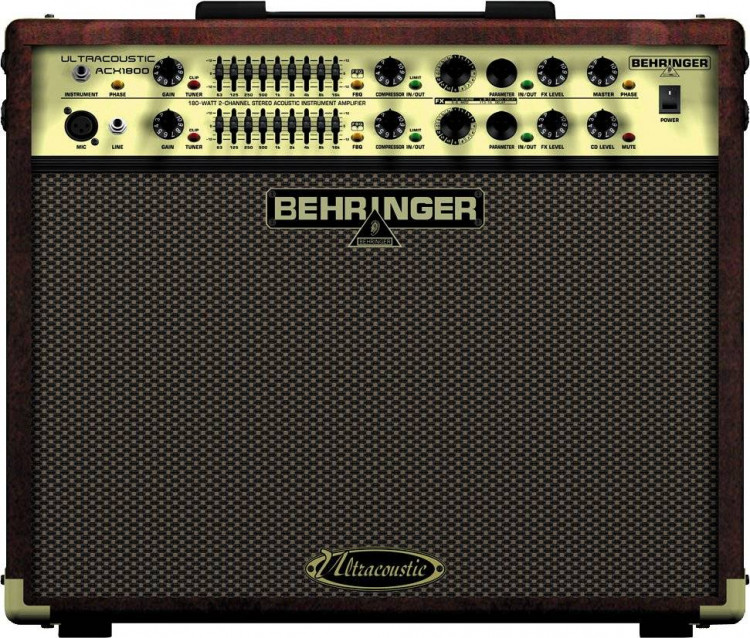 BEHRINGER ACX1800 комбик для акустических инструментов и вокала 180 Вт