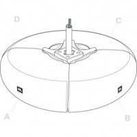 Комплект элементов JBL PMB-BK для сборки кругового кластера из 4 штук