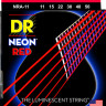 Струны для акустических гитар DR NRA-11-50 NEON RED