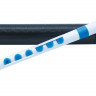 NUVO Recorder+ (White/Blue) блокфлейта сопрано немецкая, строй С (До) + кейс