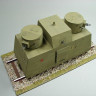 Сборная картонная модель Shipyard бронедрезина Leningrad(№43), 1/25