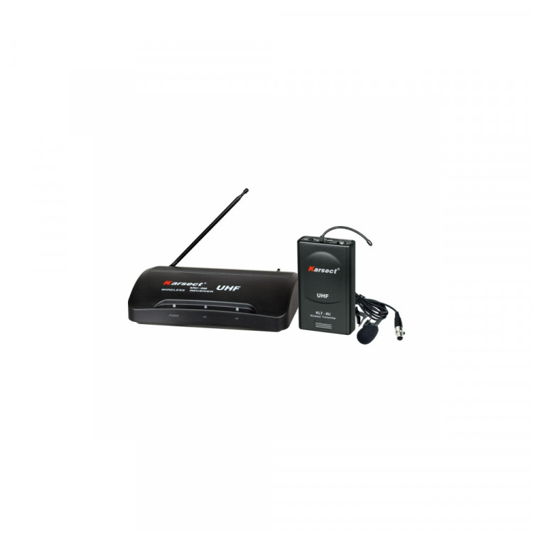 KARSECT KRU-200/KLT-9U UHF/1 радиосистема (1 петличный микрофон, 1 антена, кейс)