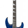 Jackson JS32TQ Dinky Transparent Blue электрогитара