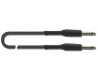 QUIK LOK S200-2 BK готовый инструментальный кабель, 2 метра, разъемы Mono Jack прямые металлические, цвет черный
