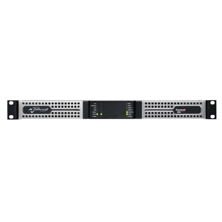 POWERSOFT Duecanali 804 DSP+D усилитель с DSP и Dante 2x400 Вт