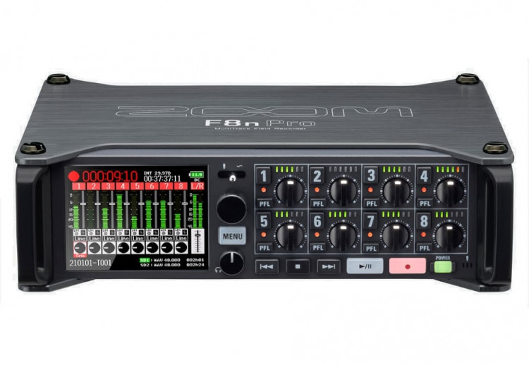 Рекордер полевой Zoom F8n Pro 10 треков