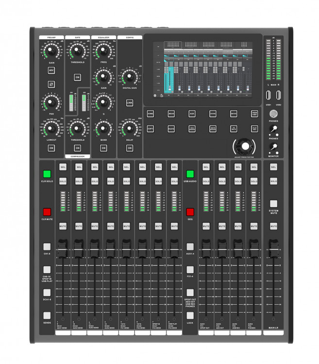 Микшерный пульт S-Track Hippo D2412 цифровой