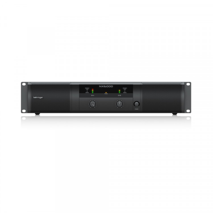 BEHRINGER NX6000 усилитель мощности 2х1600 Вт /8 Ом, 2х3000 Вт /4 Ом