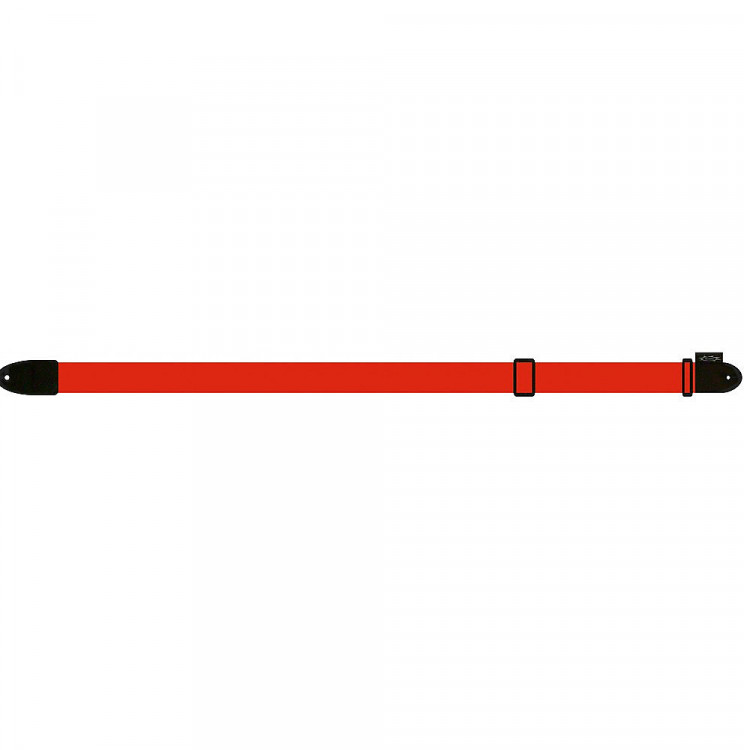 Perri's NWSDLX-555-B RED - ремень для гитары кожаный