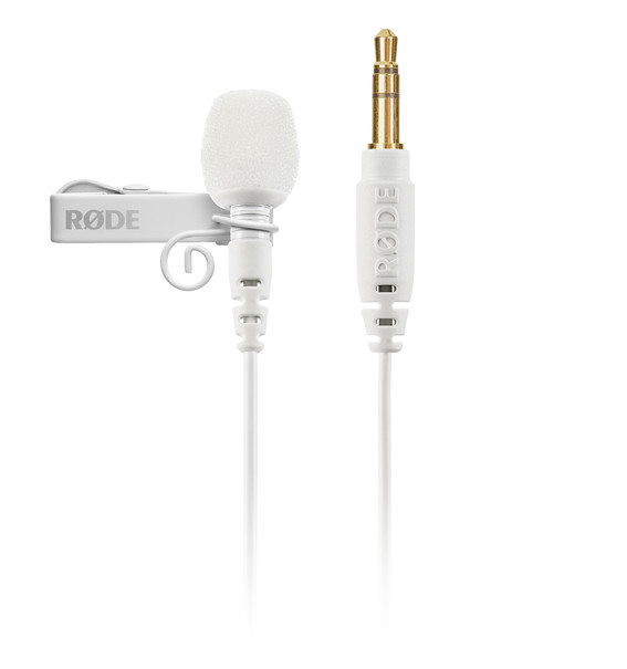 Петличный конденсаторный микрофон RODE Lavalier GO White