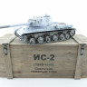Р/У танк Taigen 1/16 ИС-2 модель 1944, СССР, зимний, (для ИК танк. боя) 2.4G, деревянная коробка