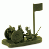 Советская 76-мм полковая пушка 1/72