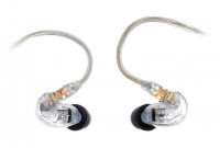 SHURE SE215-CL-EFS наушники внутриканальные (наушники вставные) с одним динамическим драйвером, Clear прозрачные.