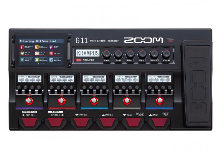 Zoom G11 многофункциональный процессор мультиэффектов