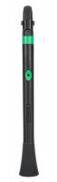 NUVO DooD (Black/Green) блокфлейта барочная строй С (До) + кейс, таблица аппликатур, крышка мундштука и два язычка