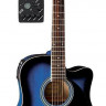 VGS D10 CE Dreadnought Cutaway Blueburst электроакустическая гитара