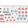 Сборная модель ZVEZDA Советский истребитель МиГ-21БИС, 1/72