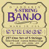 Струны для банджо (11-22) D'ADDARIO EJ57