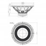 EIGHTEEN SOUND 21LW2500/4 21" динамик с расширенным НЧ, 4 Ом, 1600 Вт AES, 95dB, 30-1000 Гц