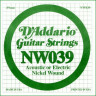 D'ADDARIO NW039 одиночная струна для акустической и электрогитары