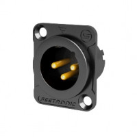 Панельный разъем Seetronic MJ3F2C-BG XLR тип D, "папа"