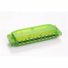 Губная гармошка диатоническая HOHNER M1110G детская, прозрачная зеленая