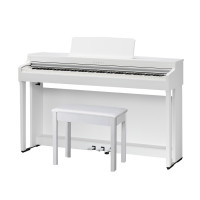 Цифровое пианино 88 клавиш KAWAI CN201 W со стойкой и банкеткой