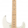 FENDER DELUXE ROADHOUSE STRAT MN Olympic White электрогитара с чехлом