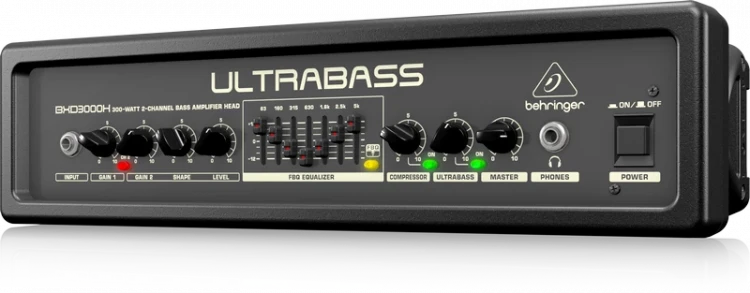 Усилитель Behringer BXD3000H басовый с FBQ, 300Вт 2 канала