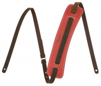 FENDER ORIGINAL STRAP FR кожаный гитарный ремень с красным наплечником