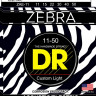 Струны для акустических и электро гитар DR ZAE-11-50 ZEBRA