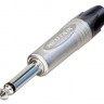 Neutrik NP2X - разъем Jack 6.3мм TS (моно) штекер, толщина 14.5мм