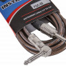 FORCE FGC-09/4,5 - Шнур гитарный Jack1/4"(M)-Jack1/4(M) угловой (4,5мх6мм)