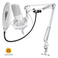 USB-микрофон Maono AU-A04E (white) кардиоидный